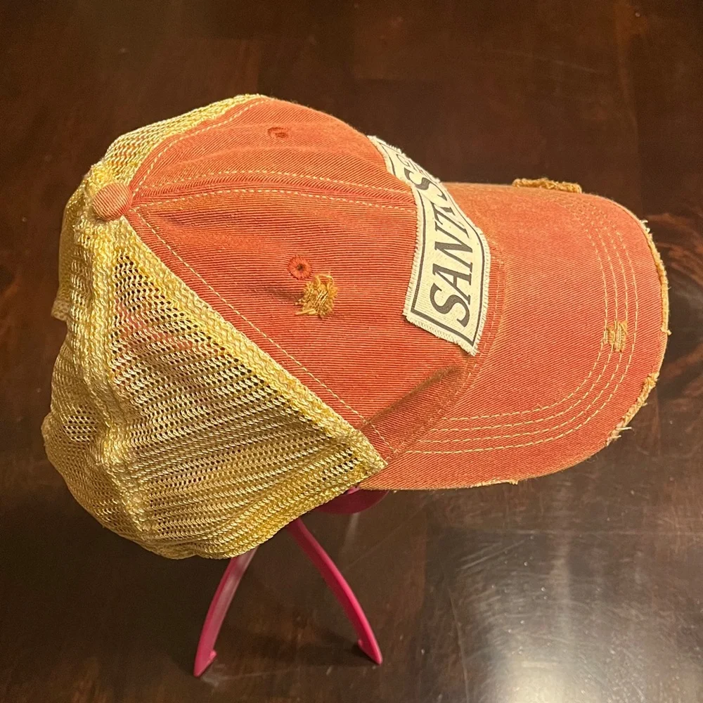 Santa's Girl Distressed Style Cap